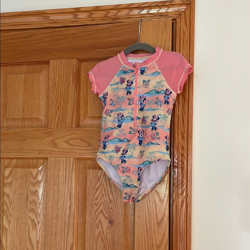 Disney Pink and Blue Rashguard Swimwear